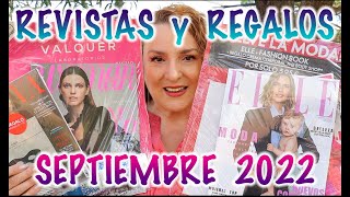 Revistas con regalos . Septiembre 2022. A ver qué traen las revistas este mes! #revistasregalos