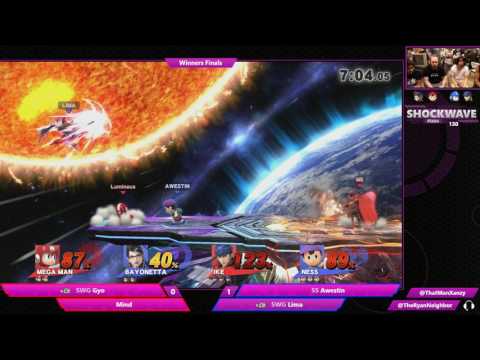 SW 130 - Gyo + Mind vs Lima + Awestin - Winners Finals Smash 4