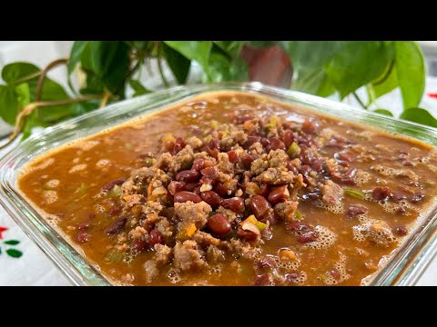 FRIJOLES CON CHORIZO - recetas en 5 minutos