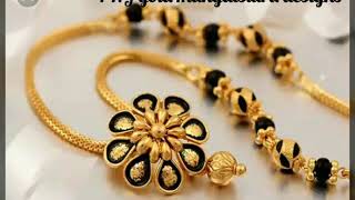 Latest gold mangalsutra designs from PNG
