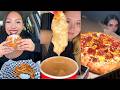 Asmr EATING 238 Dave S Hot Chicken In N Out Burger Domino S Raising Cane S Costco And More