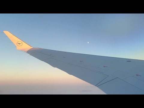 Lufthansa Cityline Bombardier CRJ-900 Takeoff at Frankfurt Airport FRA | 4K Wing View
