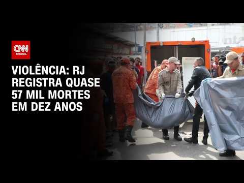 Quase 57 mil pessoas foram mortas no estado do Rio de Janeiro em 10 anos | CNN 360°