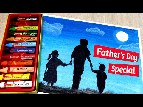Father's Day Special Drawing Easy | Father's day gift...