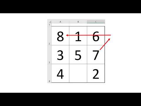 Building Any Size Magic Square with Excel VBA Program - odd number