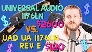 Video thumbnail for Universal Audio 1176LN VS. UAD UA 1176ln REV E by Signature Sound Studios
