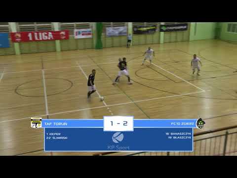TAF Toruń - FC10 Zgierz / Skrót / 1 Polska Liga Futsalu [07.12.2019]