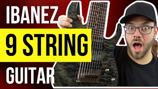 Video thumbnail for First Time Playing A 9 STRING GUITAR (Ibanez RG9QM) by Jimmy Franklin