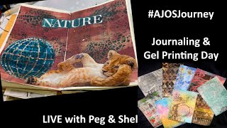 Journaling and Gel Printing #AJOSJourney
