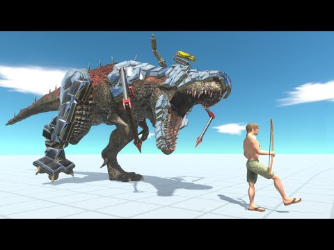 MECHA REX vs EVERY UNIT - Animal Revolt Battle Simulator