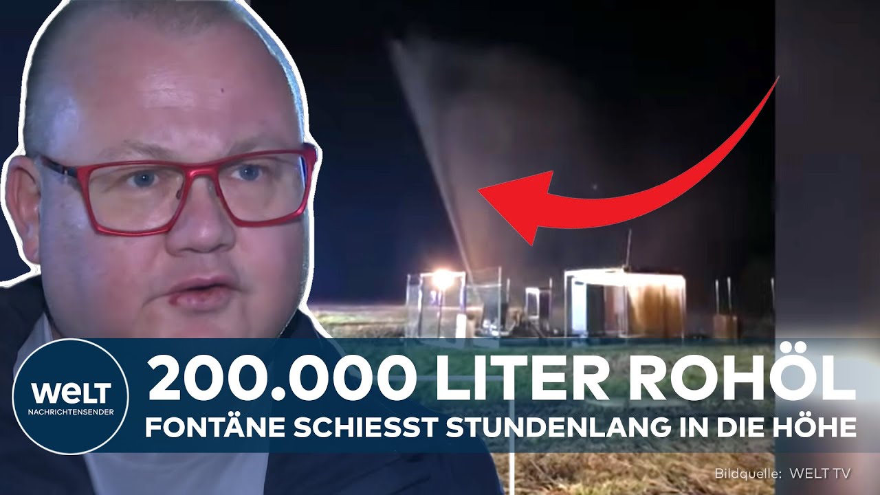 BRANDENBURG: Ölfontäne aus Pipeline - Feuerwehr stoppt massives Leck erst nach Stunden!