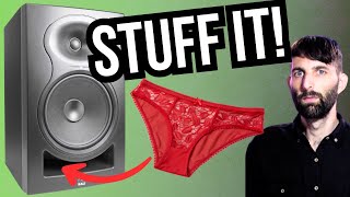 Does stuffing speaker ports tighten the bass? Objective data...