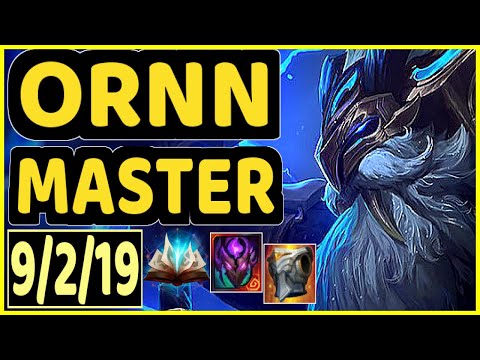 ICEBEASTO (ORNN) - 9/2/19 KDA TOP GAMEPLAY - EUW Ranked MASTER