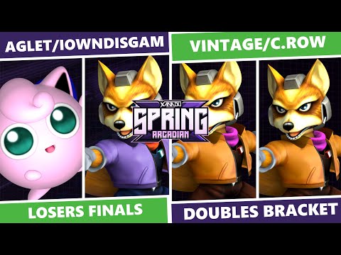 Spring Arcadian 2023: Losers Finals - Aglet/Iowndisgam Vs Vintage/C.Row SSBM Singles