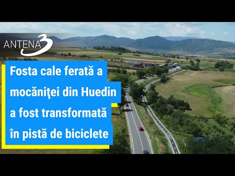 Fosta cale ferată a mocăniţei din Huedin a fost transformată în pistă de biciclete