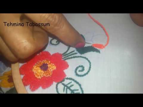 Hand Embroidery Amazing Trick, Easy Flower Embroidery Trick with Fork, Sewing Hack