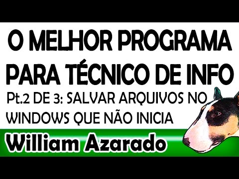 The best program for computer technicians - Pt.2 Saving files on a PC that won't start.