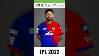 DELHI CAPITALS New JERSEY IPL 2022 #shorts