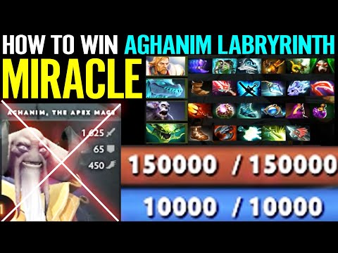WTF MIRACLE K.O 150.000 HP Final Boss AGHANIM LABYRINTH - How to WIN New Summer Event 2020 DOTA 2