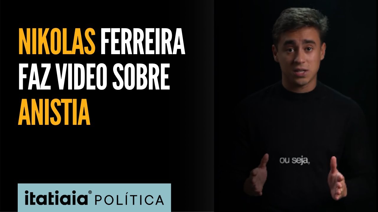 NIKOLAS FERREIRA FAZ VIDEO SOBRE 'ANISTIA JÁ' E CONVOCA PARA MANIFESTAÇÃO NA AV. PAULISTA
