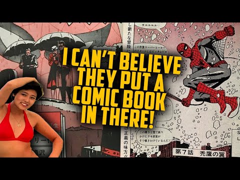 Japan's First Appearance of Spider-Man // Comic Books in Adult Magazines