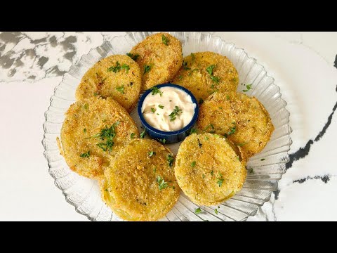 Southern Fried Green Tomatoes - Crispy Fried Green Tomatoes Recipe - Ellen’s Homemade Delights 🍅