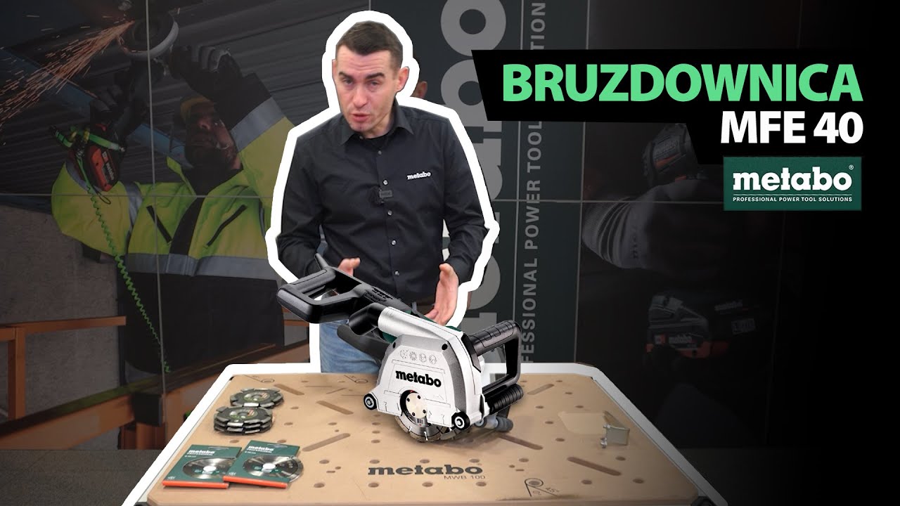 Narzędzie Każdego Elektryka! | Bruzdownica Metabo MFE 40 #metabopolska