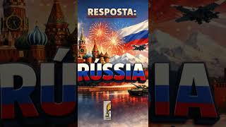 Qual é o maior país da Europa?  Quiz Geografia #geografia #quiz #europa