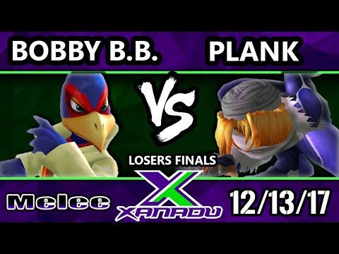 S@X 232 Melee - Bobby Big Ballz (Falco) Vs. Plank (Sheik, Marth) - Smash Melee Losers Finals - SSBM