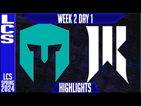 IMT vs SR Highlights | LCS Spring 2024 Week 2 Day 1 | Immortals vs Shopify Rebellion