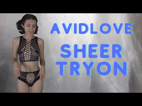 See Through Lingerie Try On Haul  Transparent Lingerie Try On by Valentina  Victoria 
