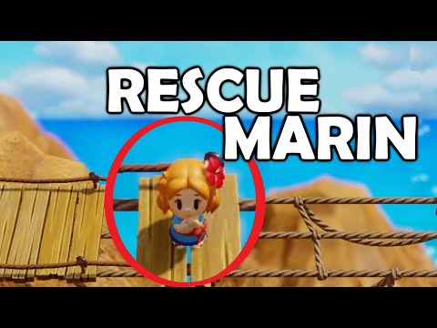 RESCUING MARIN on the BRIDGE | Link's Awakening HD (Legend of Zelda) Nintendo Switch | Basement