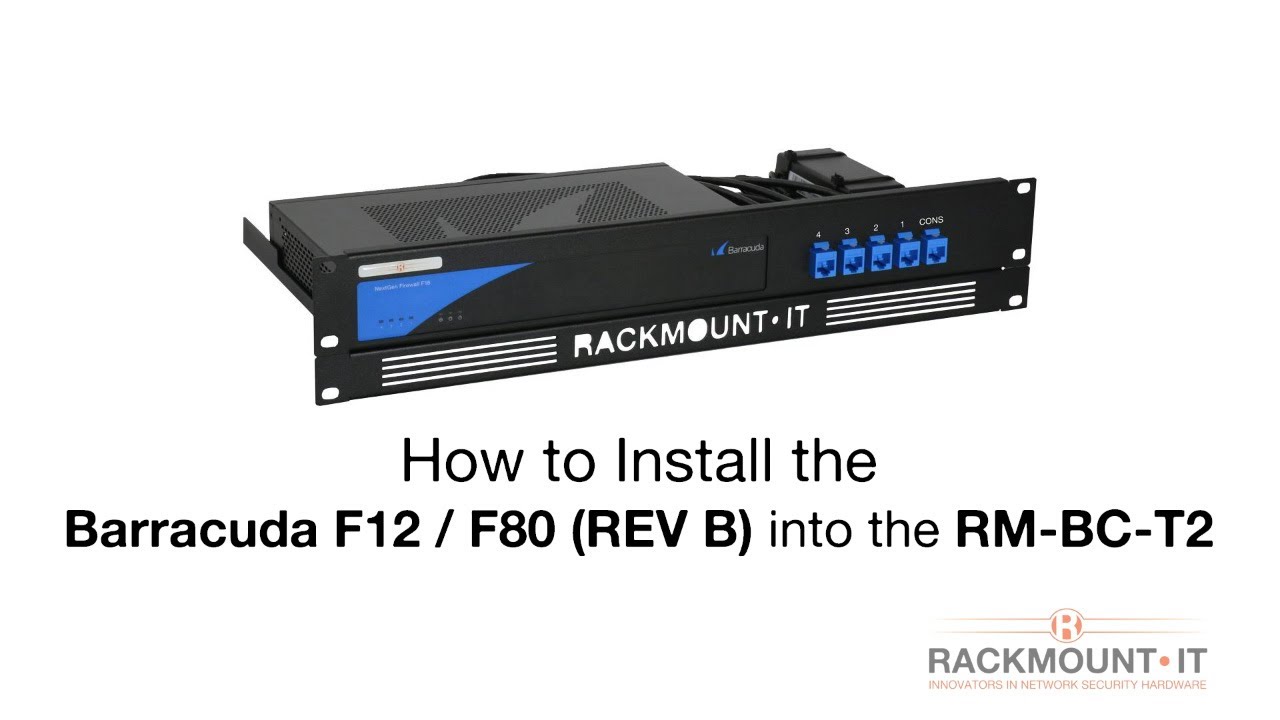 Rackmount IT Rackmount Kit RM-BC-T2 für Barracuda F12/18 Rev.A/80 Rev.B