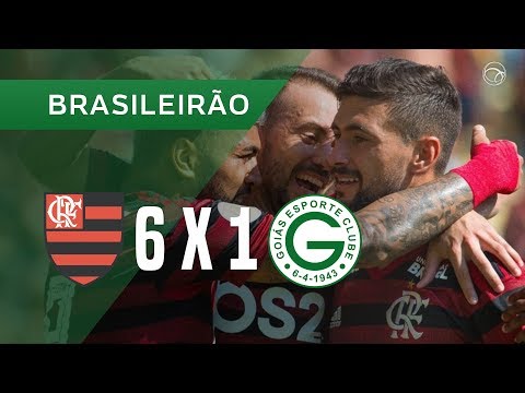 FLAMENGO 6 X 1 GOIÁS - GOLS - 14/07 - CAMPEONATO BRASILEIRO 2019