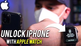 How to Unlock iPhone With Apple Watch while wearing a mask