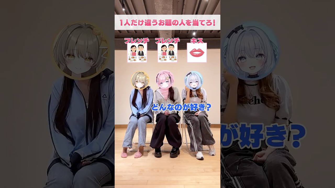 【人狼ゲーム】1人だけ違うお題の人を当てろ❣️ #あみゅどる #VTuber