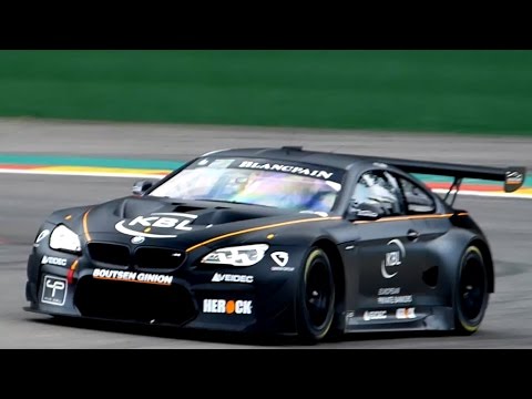 BMW M6 GT3 Sounds and Action at Spa-Francorchamps!
