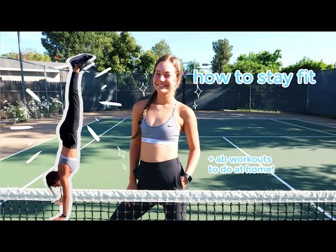 My Workout Routine + AB WORKOUTS (to do @ home) !