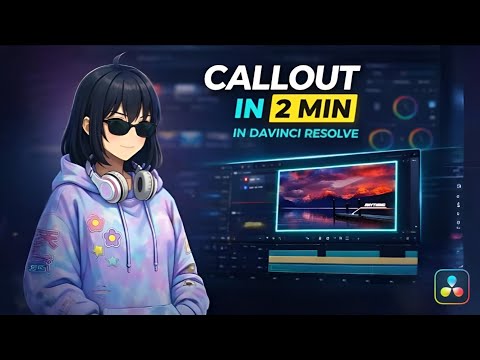 Animated Call-Out Text Effect in DaVinci Resolve | 2 Minute Tutorial |