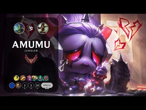 Amumu Jungle vs Nidalee - EUW Grandmaster Patch 13.14
