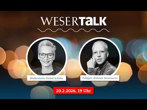 WESER-Talk 2026: Folge 1 mit Stefanie Heinzmann - LIVE