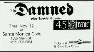 The Damned 1985-12-12 Santa Monica Civic (audio only)