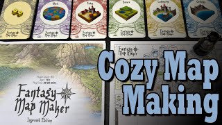 Fantasy Map Maker - Improved Edition - Cozy Map Making Roll and Write