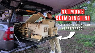 Loading/Unloading Gears Used to Be a Pain – Until I Installed This Mammoth Bedslide!