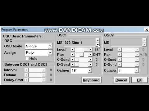 KORG X5D MULTISAMPLES 065 - 081 (guitars part2/2)
