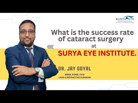What is the success rate of cataract surgery at Surya Eye Institute. #eyehospital