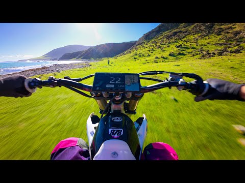 YZ450F | RIDING NEW ZEALAND'S MOST INSANE COASTLINE!!! (RAW SOUND) 4K