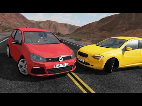 Realistic Car Crashes 37 - BeamNG Drive