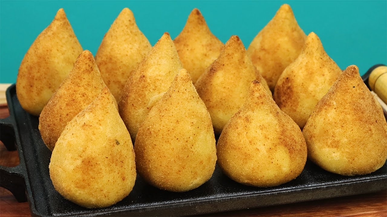Coxinha de Lanchonete !Massa Profissional e Recheio Incrível!! Faça e venda Muito!