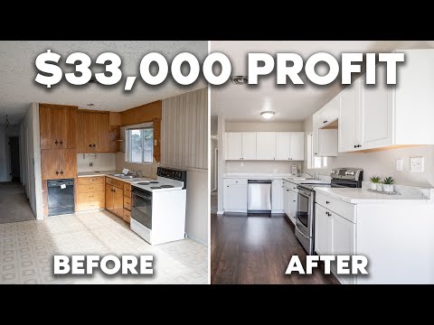 Complete House Flip Before and After Renovation | $33,000 Profit